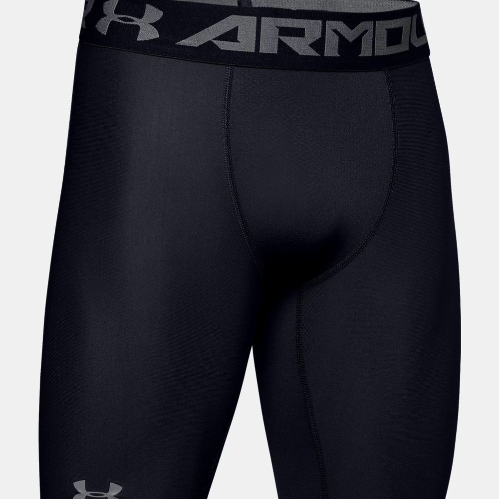 Under Armour Compression Shorts 9", Black, Size L